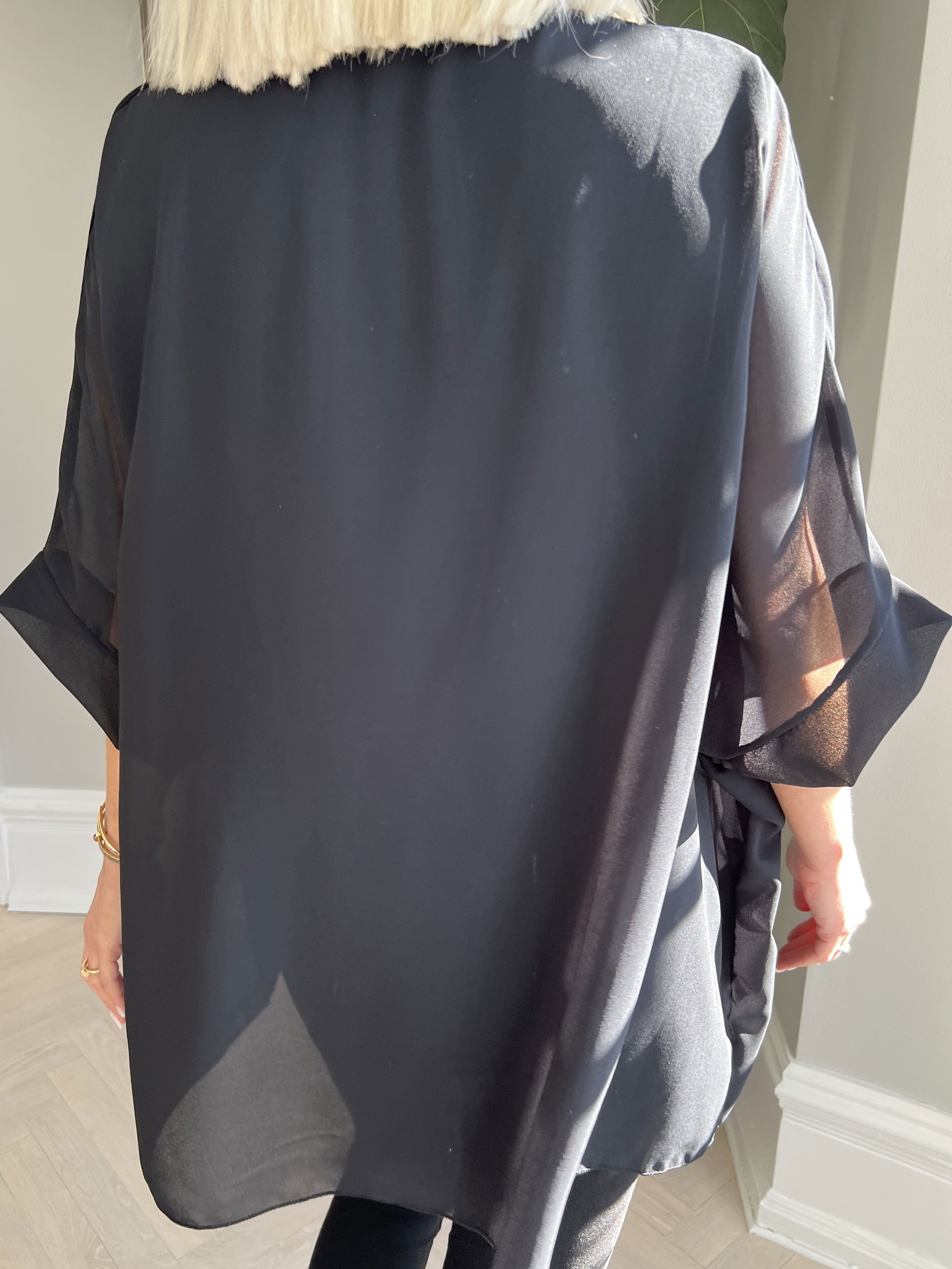 Patty - Sød tunika med chiffonlag yderst